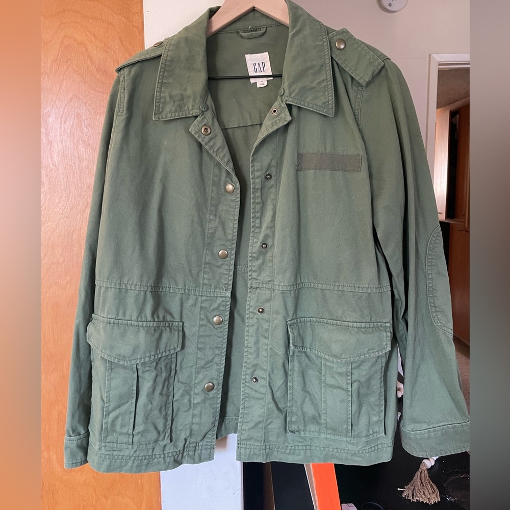 Gap Military style jacket , size M , like new